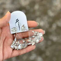 گوشواره های رزین و پاپیه ماشه با قیمت عمده