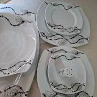 سرویس چینی۱۸نفره|ظروف سرو و پذیرایی|خرم‌آباد, |دیوار