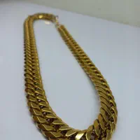 گردنبند کارتیر استیل طلایی یونیسکس|بدلیجات|تهران, نبی اکرم|دیوار