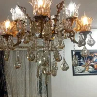 لوستر۸شاخه|لوستر و چراغ آویز|رشت, دخانیات|دیوار