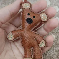 آویز دسته کلید جنس چرم