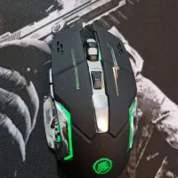 ماوس گیمینگ RGB & Wireless قابل شارژ بی صدا|قطعات و لوازم جانبی رایانه|کرمان, |دیوار