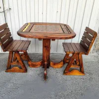 صندلی تخته نرد و شطرنج چوب راش نو آکبند|صندلی و نیمکت|تبریز, |دیوار