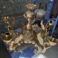 لوستر۵شاخه ملائکه سنگین تمام برنز وارتفا۷۰در۶۵|لوستر و چراغ آویز|پاکدشت, پاکدشت (مامازند)|دیوار