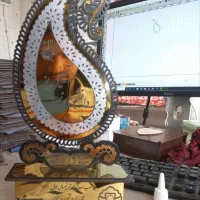 برش لیزر هدایا مناسبتی تندیس