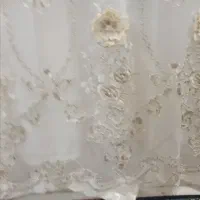 پرده ترک نونوآک گل برجسته با آستری