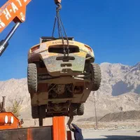 جرثقیل کفی ده چرخ|خدمات حمل و نقل|صحنه, |دیوار