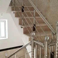 نرده استیل راه پله