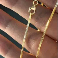 دو عدد زنجیر طلا با یک عدد انگشتر