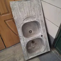 فروش درب دو لنگه و   سینک ظرفشویی|مصالح و تجهیزات ساختمان|فولادشهر, B7|دیوار