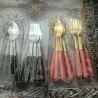 قاشق چنگال دسته سرامیکی ۶ تایی ۳۵۰