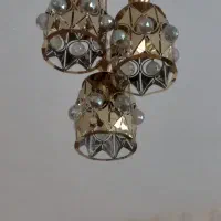 لوستر ۳ تایی طلایی