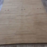 ۶ متری گبه قشقایی شیراز ساده کرم پشم طبیعی