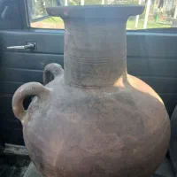 کوزه سفالی قدیمی آنتیک|کلکسیون اشیاء عتیقه|املش, |دیوار