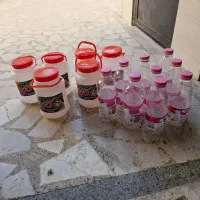 دبه ماست و بطری شیر
