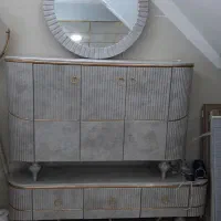 ست میز و آینه کنسول مدل۱۰۴۶|بوفه، ویترین، کنسول|اهواز, کمپلو جنوبی|دیوار