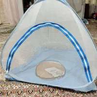 کلبه پشه بند نوزاد و پتوی برجسته مخمل