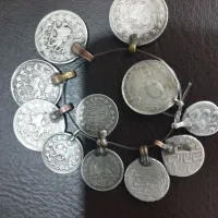 سکه نقره گوشه کرده|کلکسیون سکه، تمبر، اسکناس|فارسان, |دیوار