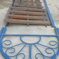 تخت خواب فلزی بچه یک نفره|تخت و سرویس خواب|گرگان, |دیوار