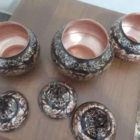 شیرینی خوری مسی قلم