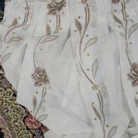 پرده به همراه چوپ پرده ریلی سالم و ترتمیز