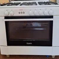 اجاق گاز ۵شعله فردار سینجر رنگ سفید|اجاق گاز و لوازم برقی پختوپز|لاهیجان, گلستان|دیوار