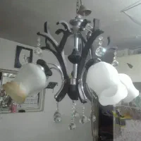 لوستر پنج شعله صحیح وسالم