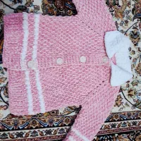 پلیوردخترونه دست بافت|کفش و لباس بچه|قم, شهر قائم|دیوار