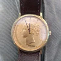 ساعت ابکاری طلا سیتیزن اصل انالوگ