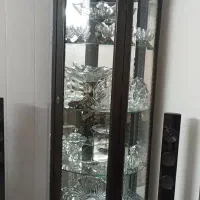 ویترین چوبی نیم گرد کاملا نو