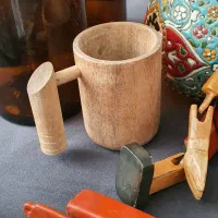 عروسک چوبی چینی گلسرخی تزیئنی قدیمی صدف|صنایع دستی و سایر لوازم تزئینی|تهران, شهرک آزادی|دیوار