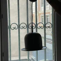 لوستر مشکی طرح کلاه