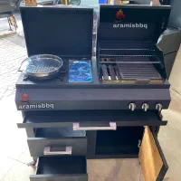 باربیکیو 110 سانت6 کاره با تابه سرخ کن و..|اجاق گاز و لوازم برقی پختوپز|تهران, شوش|دیوار