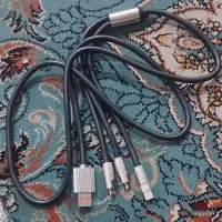 کابل شارژر سه سر|لوازم جانبی موبایل و تبلت|قم, الوندیه و گذر صادق|دیوار