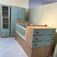 تخت و کمد سیسمونی کودک ، شرکتی و باکیفیت|اسباب و اثاث بچه|کرج, خرمدشت|دیوار