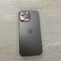 گوشی ایفون ۱۶ پرومکس مشکی za در حد اکبند