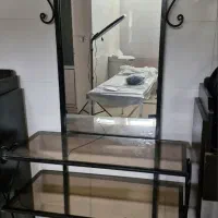 جا کفشی.آینه فرفورژه.تخت اپلاسیون.اتو بخار ایستاده