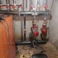 لوله کشی موتورخانه و گاز کشی