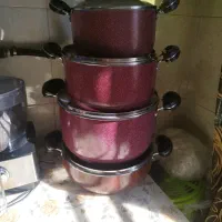 ست قابلمه و ماهیتابه ۸پارچه