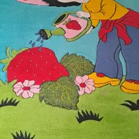 قالی اتاق کودک|گلیم، جاجیم، گبه|شیراز, آبیاری|دیوار