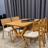 میز نهار خوری و غذاخوری حصیری بامبو