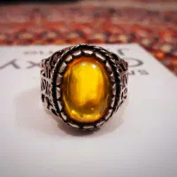 انگشتر لعل زرد