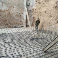 اجرای فونداسیون اسکلت بتونی با تاییدیه مهندس ناظر