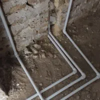 لوله اب گرم و سرد و فاضلاب