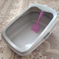 ظرف لبه دار خاک گربه