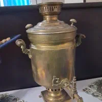 سماور زغالی  قلیان برنجی