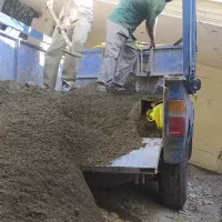 حمل ونقل نخاله ومصالح ساختمانی با نیسان کمپرسی