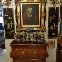 تعدادی تابلو آنتیک نقاشی رنگ و روغن و غیره خارجی