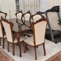 ست مبل کلاسیک ۹ نفره با میز وصندلی نهارخوری ۸ نفره|مبلمان خانگی و میز عسلی|کرمانشاه, |دیوار
