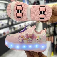 کفش اسکیتی چراغدار قابل شارژ